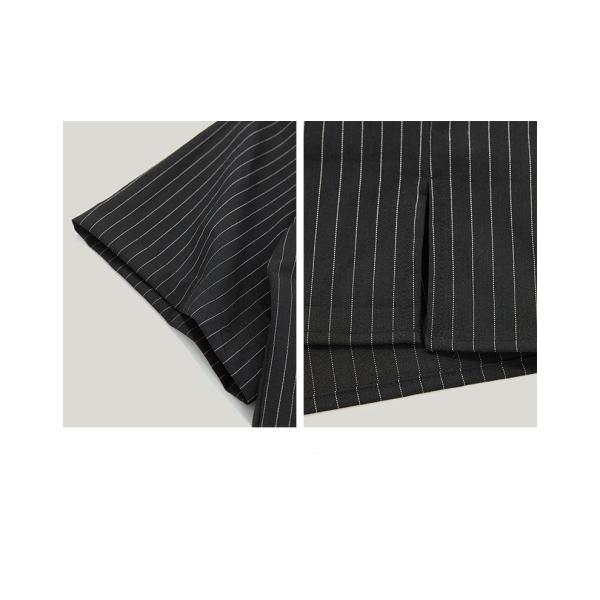 180gsm Spring Summer Striped Men Shirts Ribbons Patchwork Poplin Loose Lapel Shirt