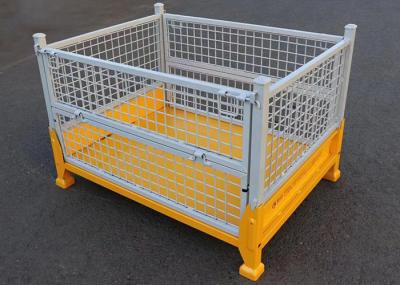 OEM Welded Wire Mesh Pallet Cages Stillages Stackable For Transport