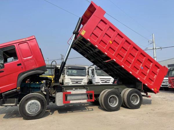 howo diesel dump truck   30t   reliable vehicle dumper semi trailer china 371hp 375hp  420hp