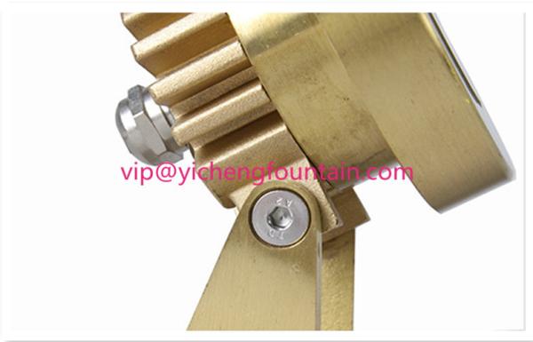 Fully Brass Underwater Fountain Lights 196mm Height 139mm Diameter Of Different Lighting Angles