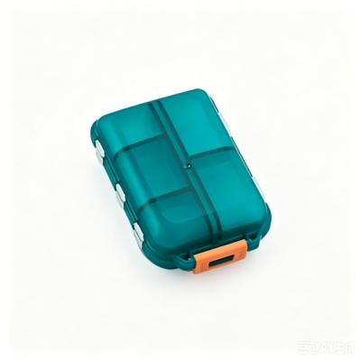 Travel Pill Organizer - 10 Compartments Pill Case, Compact and Portable Pill Box, Perfect for On-The-Go Storage, Pill Holder for Purse