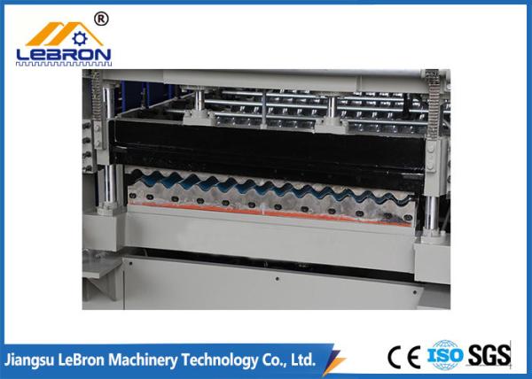 Fully Automatic 7.5Kw Corrugated Sheet Roll Forming Machine Steel Panel