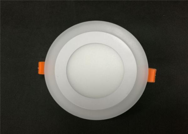 Commercial White Red Slim Led Flat Panel Ceiling Lights , 9W Recessed Led Panel Light