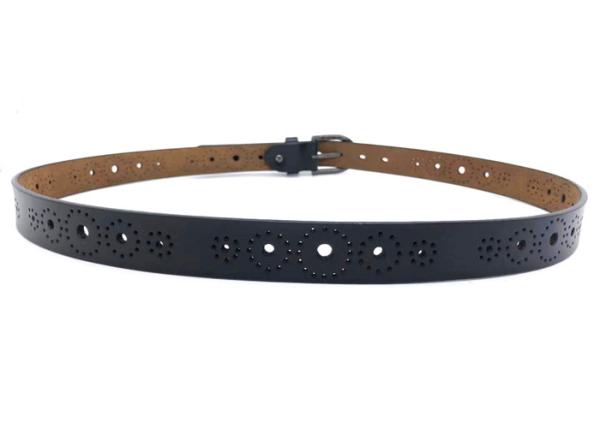 Handcraft Leather Fashion Ladies Belts With Alloy Pin Buckle Durable