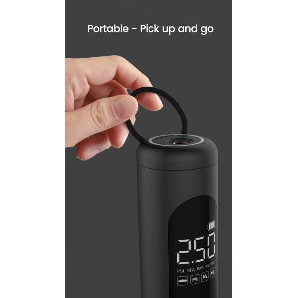 2000mAh*2 Battery YANTU A23 Portable Wireless Rechargeable Ball Air Pump Tire Inflator
