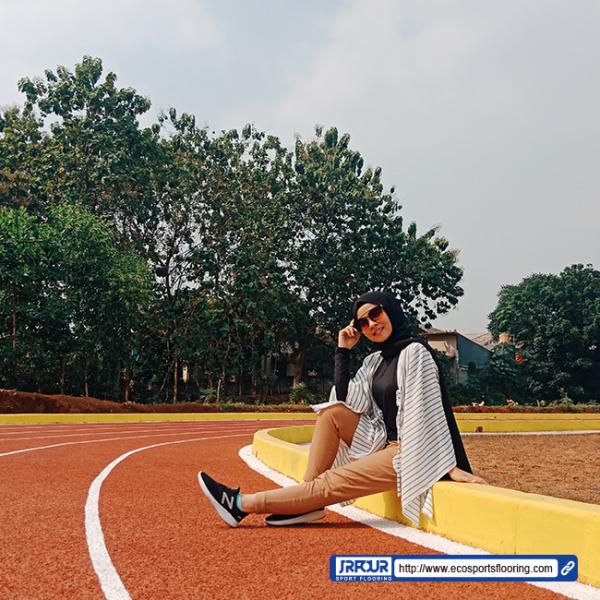 IAAF Standard Aging Resistance Athletic Track Surfaces UV-Resistance