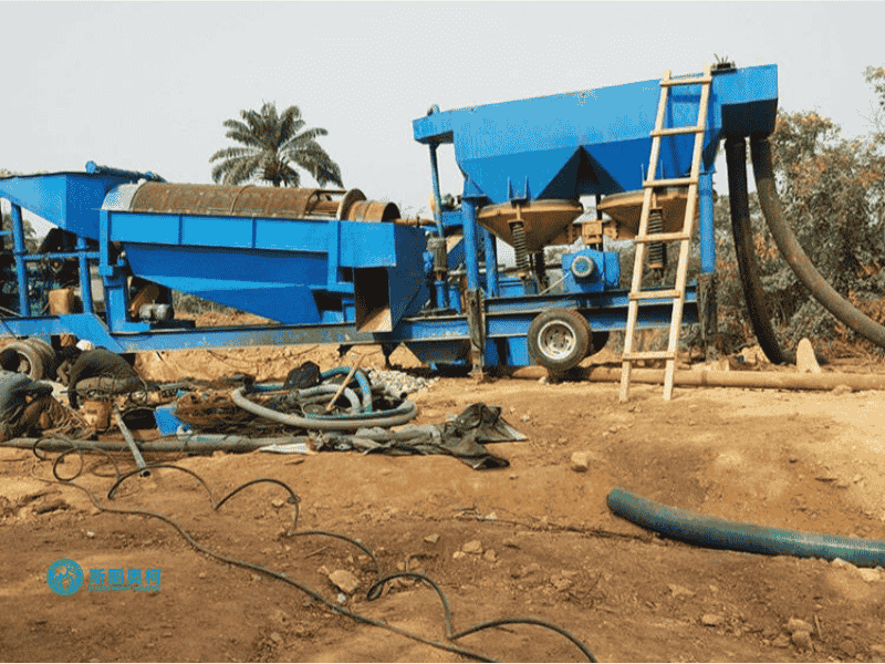 20TPH Gravity Gold Concentrator Small Scale Mining Ore Equipment