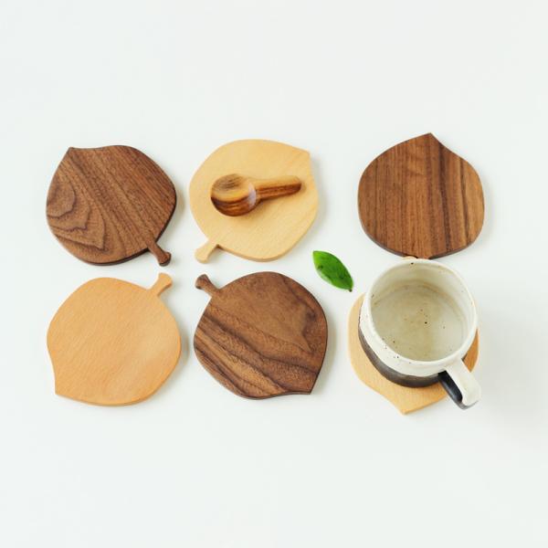 Customized Logo Acceptable Laser Engrave Wooden Coaster for Personalised Coffee Cup Mat
