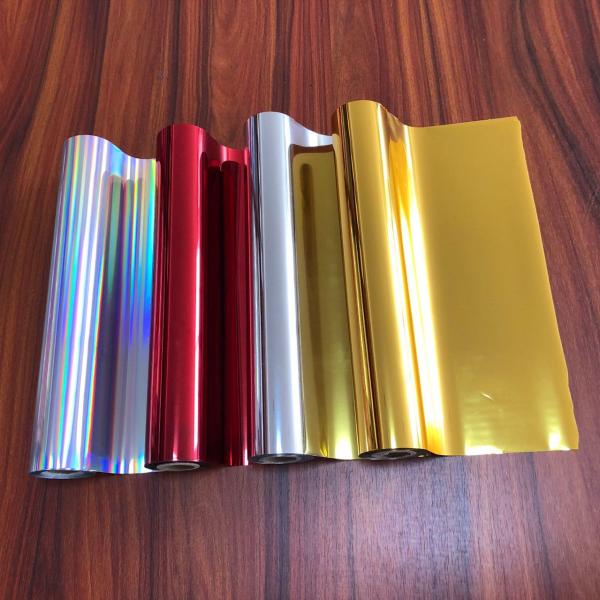 Fuel de estampado en frío PET 12 micrones Fuel de tonificador holográfico para papel