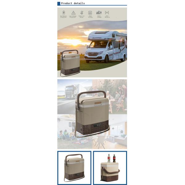 Car Fitment Supply Portable Freezer 12V 24V Camping Refrigerator With Solar Panel