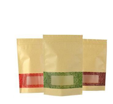 Bun Coffee 100g resealable zipper stand up foil lined kraft paper coffee bag with valve