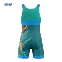 Anti-rétrécissement Spandex Singlet de lutte corps complet pour hommes résistant à la corrosion