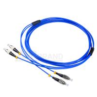 Corde de correction optique blindée bleue de fibre de LSZH FC-FC G652D unimodal 9/125 SX ou DX