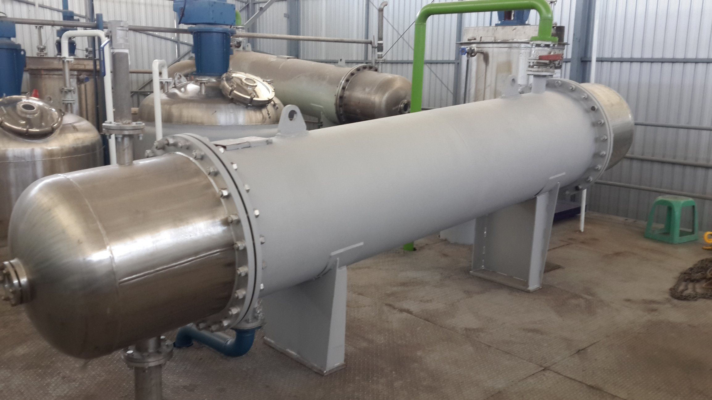 Anti Corrosion Titanium Shell Tube Heat Exchanger For Solar Heaters