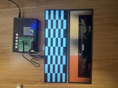 14.5 Inch Bar Type Display 2560X720 Resolution  LVDS Interface  Incell Touch Panel