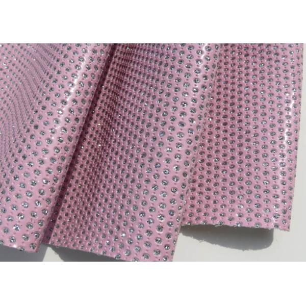 Chunky Metallic Sequined Perforated Leather Fabric Wallpaper Home Decoration Curtain