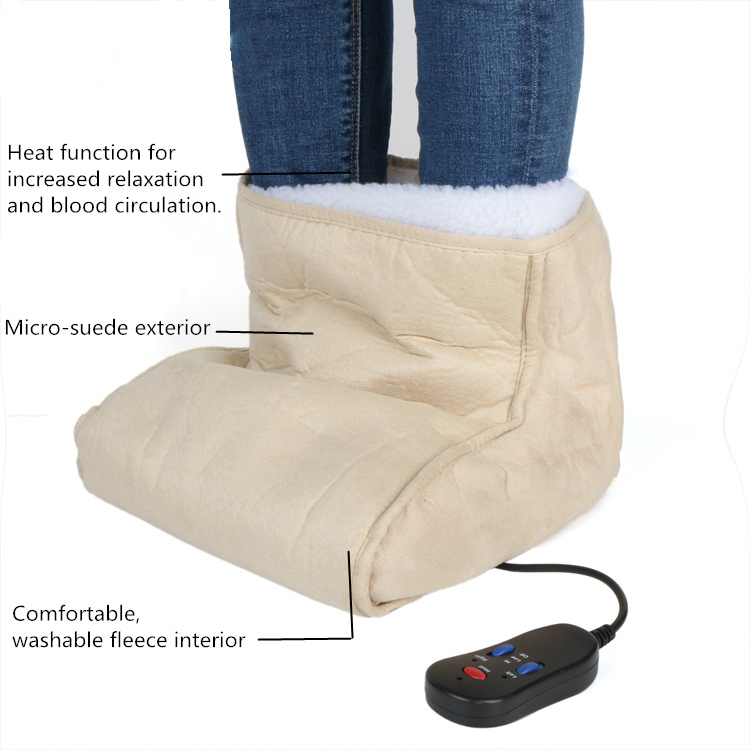 Best Sellers Electric Heated Foot Massager Boot, Foot Warmer and Massage to Relieve Soreness Shiatsu Leg Massager Customized 200