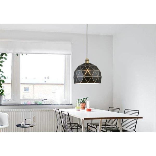 Zhongshan Modern Design Black Gold Metal Iron Ball Indoor Hanging Pendant Light Lamp Fixture for Kitchen Dinning Room