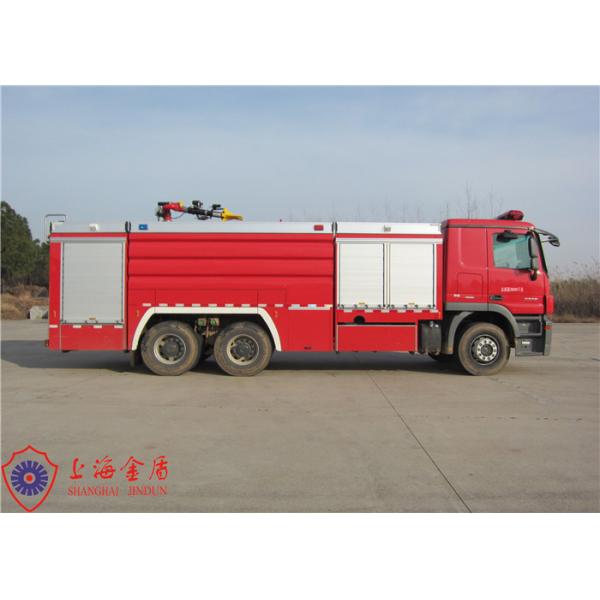 Импортированная пожарная машина топливозаправщика воды привода шасси 6x4 нагрузила пену воды 12000kg