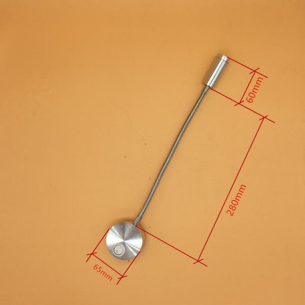 Vehicle Dome light marine cabin lights 12v and 24V led light luxury Vehicle Reading light with Convertible neck