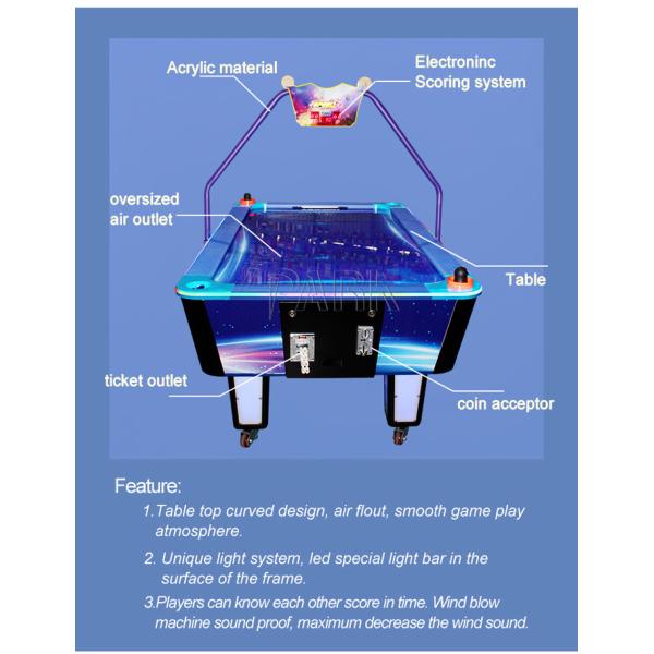 Multi Puck Arcade Air Hockey Table With Electronic Scoring