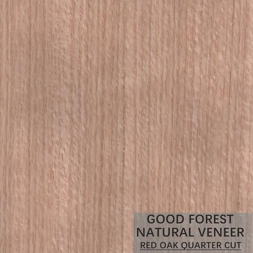 A madeira de carvalho vermelho fumada folheia/quarto natural da madeira compensada do folheado cortou o FSC