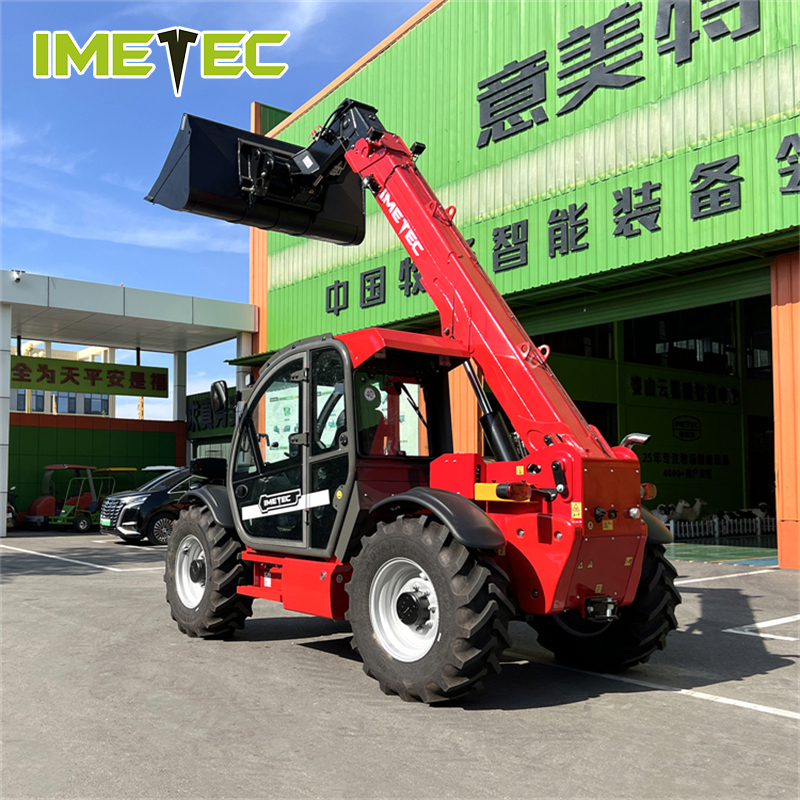 13.5m Telescopic Boom Forklift 4 Ton High Reach Telehandler Custom 6-18m Lifting Height