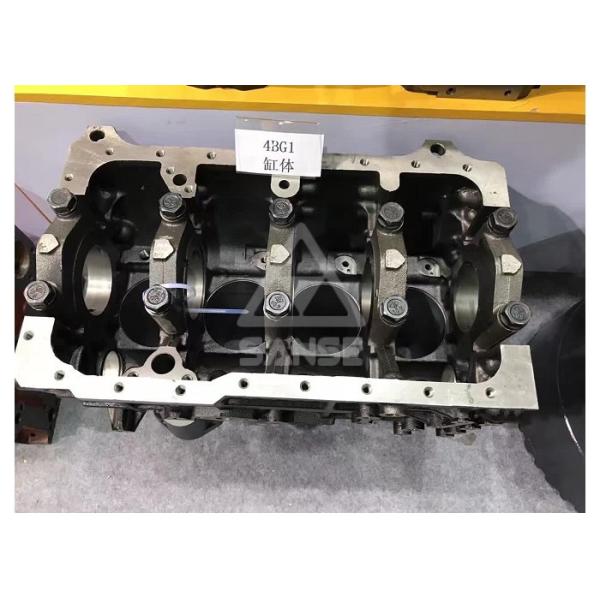 PC50 Komatsu Spare Parts Diesel Cylinder Block / Diesel Engine Parts