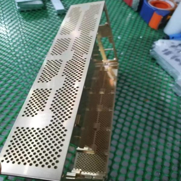 1mm High Precision Metal Cutting Parts Fireproof With Black Powder Coating
