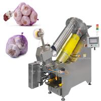 Máquina de embalagem automática de bolsas de rede de nozes de corte de bolsas de malha de alho