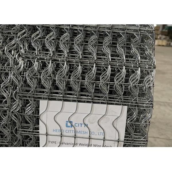 10 Lines Wire Galvanized Oil Pipeline Reinforced Welded Wire Mesh For Offshore