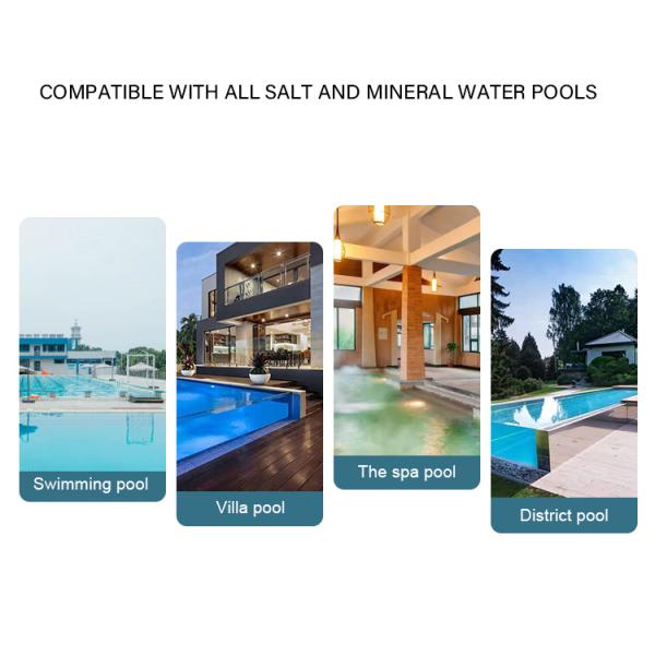 120-360 мл/ч Sod.Hypo.Equivalent Клорирующий электролиз соленой воды для бассейна