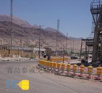 Height 510mm Road Cross Anti Shock Highway Roller Barrier