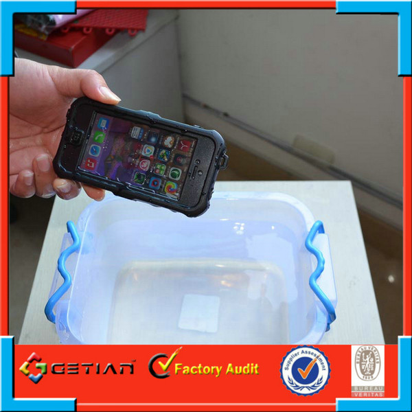 Caso protector fuerte de la prenda impermeable del iPhone 5s/cubierta resistente de agua