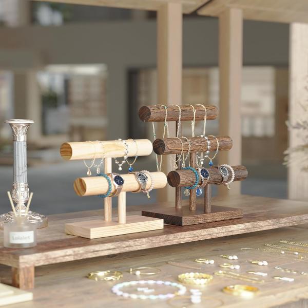 Upgrade Your Bracelet Display with our Custom T-bar Bangle Storage Rack and Organizer