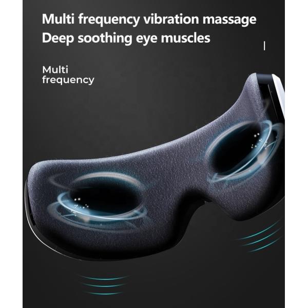 Rechargeable Eye Care Massage Instrument with Bluetooth Music and 5V Rated Voltage