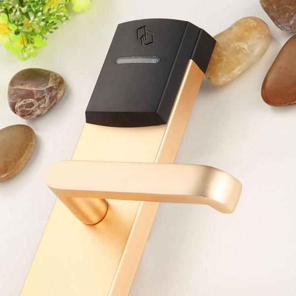 Розовый сталь RFID гостиничный замок без ключа Входная карта Дверные замки