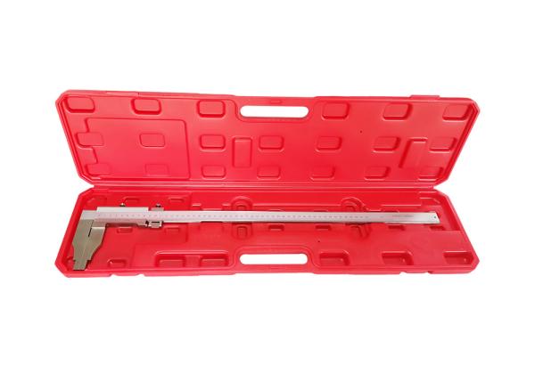 Large Range Stainless Steel 0-500mm Mono-Block Heavy Duty Vernier Caliper without Upper Jaws with Fine Adjustment