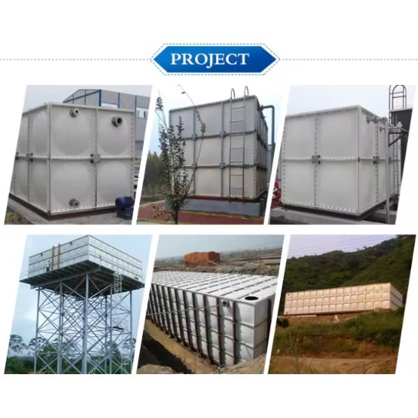 Huge Liter Frp Panel Water Tank Grp Assembled Water Storage Tank Environmental Giant Gallon Rainwater Harvesting