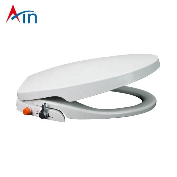 Adjustable Bathroom Elongated Warm Seat Heated Toilet Seat Bidet PP Material