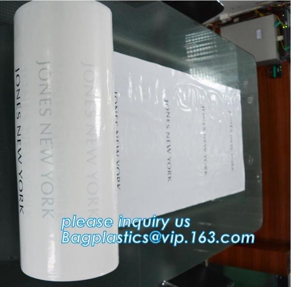 laundry shop used rolling plastic dry cleaning bags,Wholesale clear plastic dry cleaning poly garment bags for packing c
