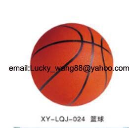Buried round tube basketball stand -outdoor training type