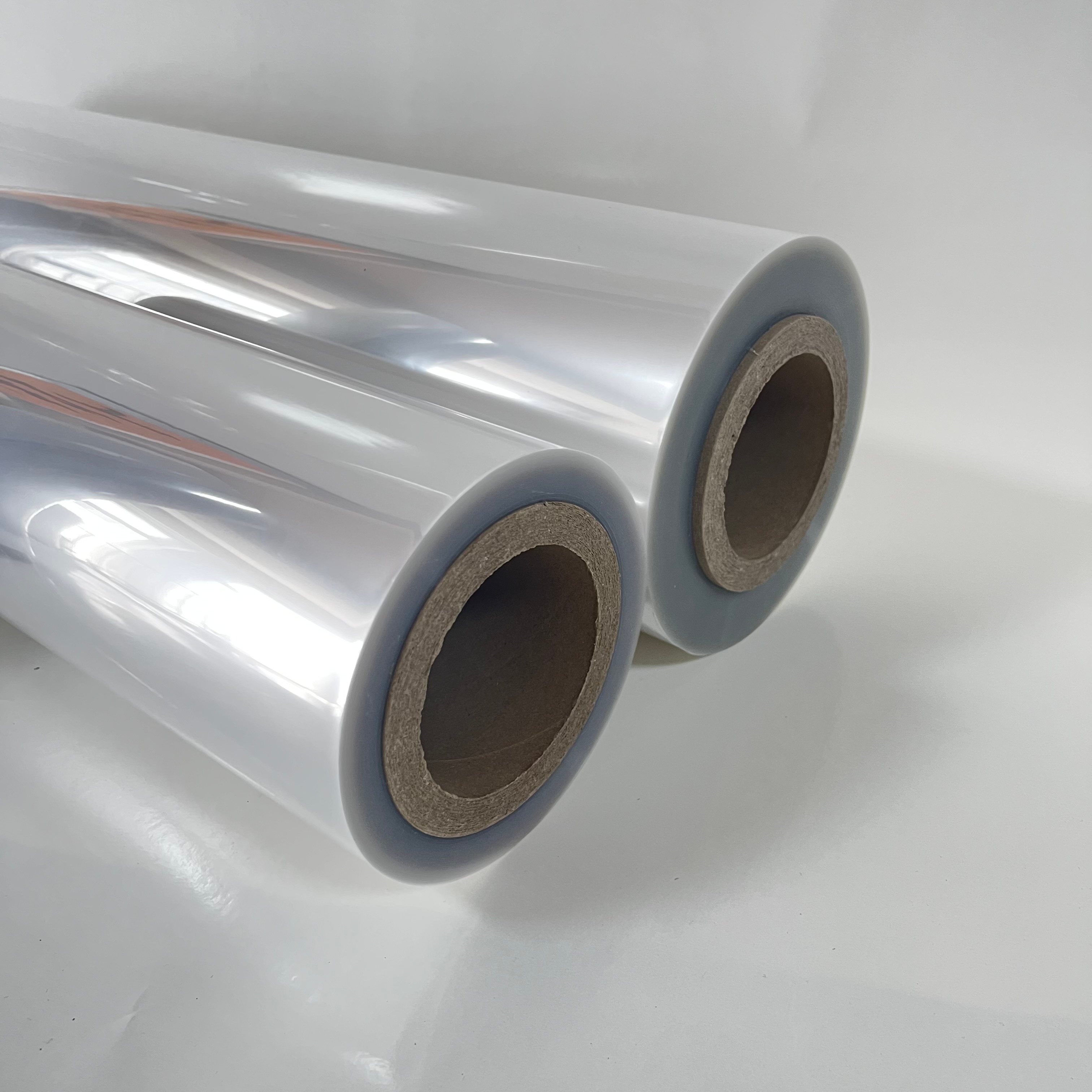 TD 78% PETG Shrink Film For Bottles / Shrink Bottle Packaging Wrap Film