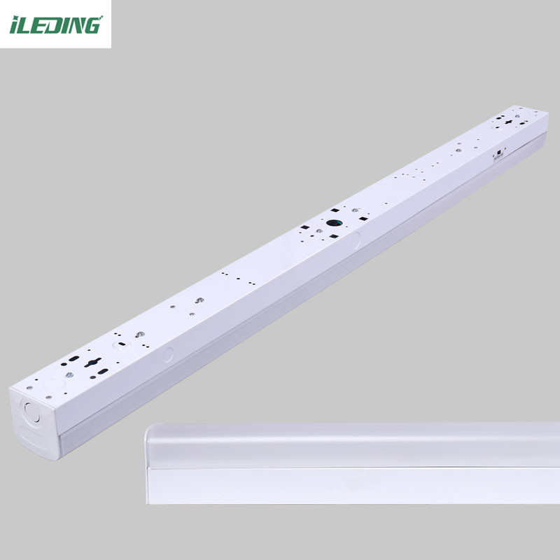 Indoor LED Batten Light Fixture For Office Passage Supermarket 46w 65w 50000 Hours Lifespan