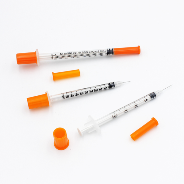 Insulin Syringe 0.3ml Disposable Insulin Syringe with Needle 29G 30G 31G 32G