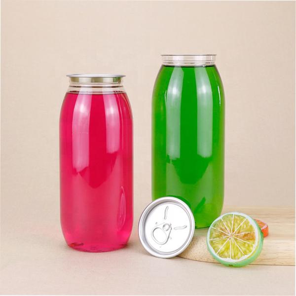 650ml Fresh Juice Plastic Beverage Bottles Custom PET For Mineral Water