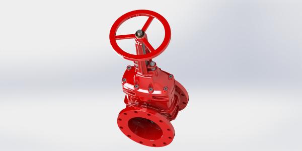 Ductile Iron fm approved gate valve Light Operation Torque 2”-12 High Torque