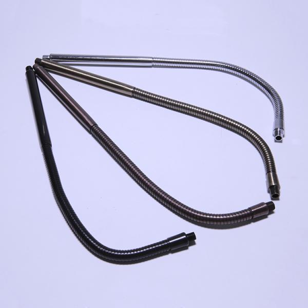 Custom Metal Gooseneck Tube Plating USB Light Bendable Steel Tubing 10mm