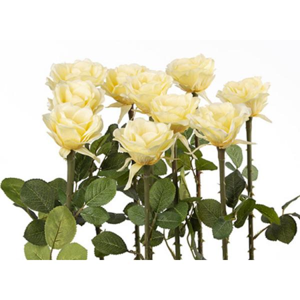 LED Silicone Rose Lights Lawn Simulation Flower Lamp Garden Courtyard Beautiful Display Bright Landscape Decorative