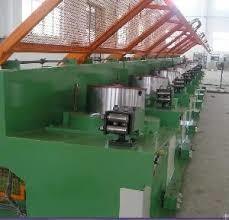 Medium Carbon Steel Wire Drawing Machine , Industrial Iron Wire Manufacturing Machine